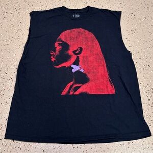 Olivia Rodrigo Vampire T Shirt Official Merch Size XL Cut Sleeves